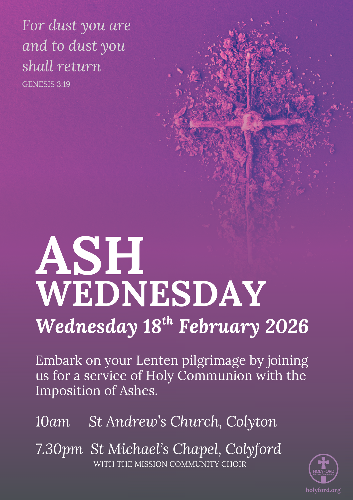 Ash Wednesday 2026