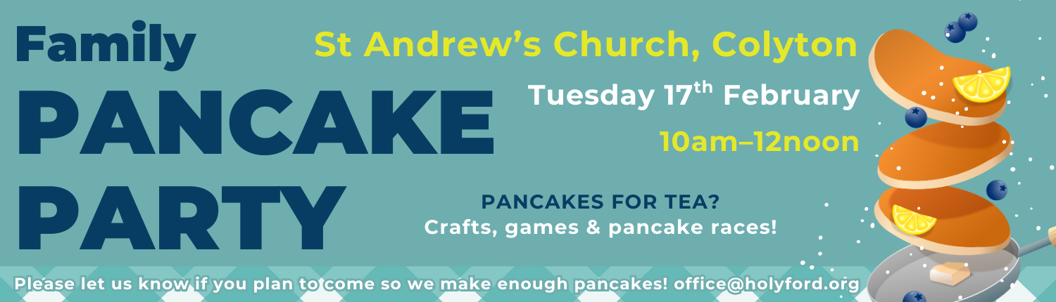 Pancake Party banner 2026